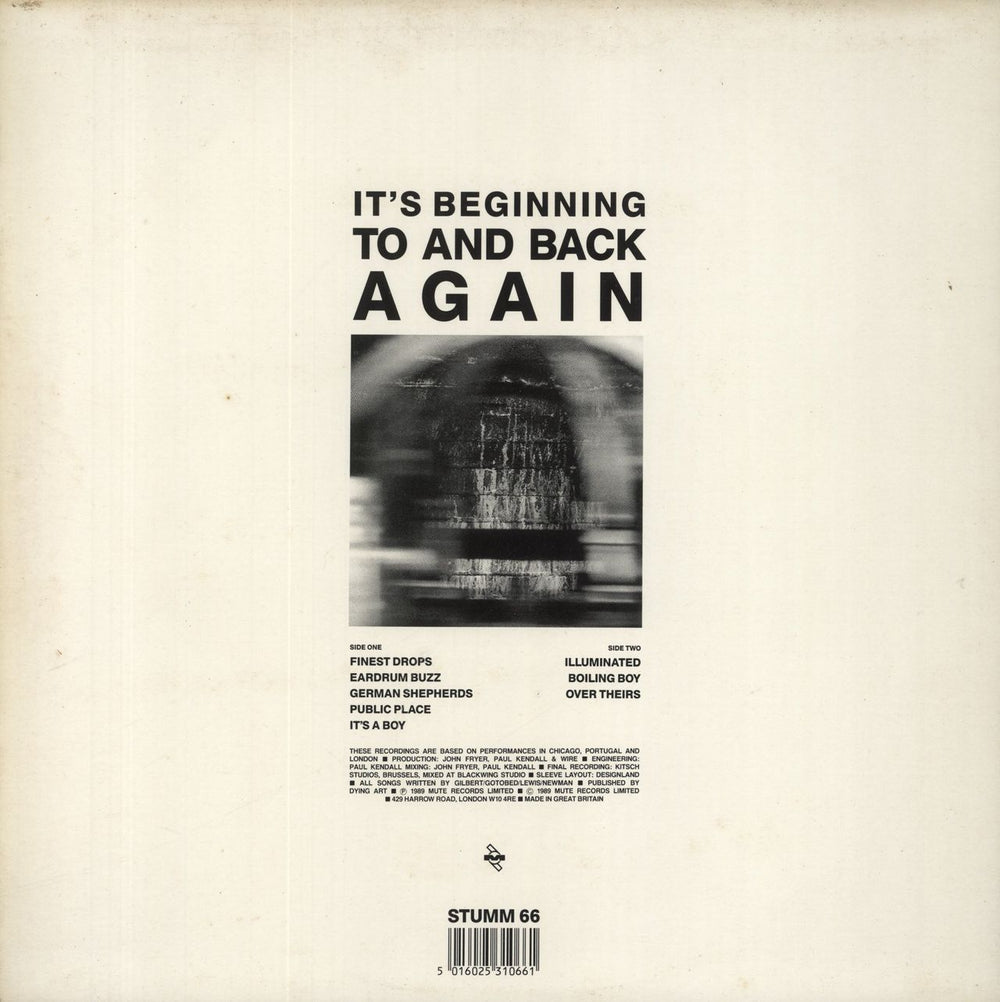 Wire It's Beginning To And Back Again + Postcards - EX UK vinyl LP album (LP record) 5016025310661