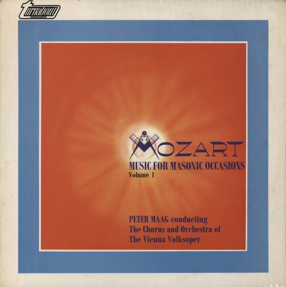 Wolfgang Amadeus Mozart Mozart: Music For Masonic Occasions UK 2-LP vinyl record set (Double LP Album) TV34213/4S