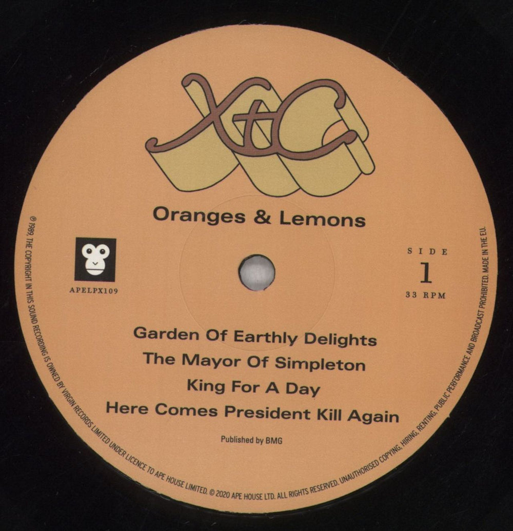 XTC Oranges & Lemons - 200 Gram Super Heavyweight Vinyl UK 2-LP vinyl record set (Double LP Album) XTC2LOR846002