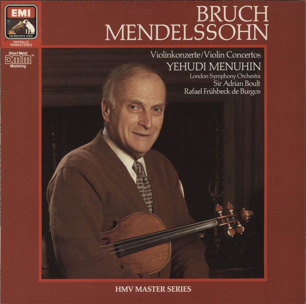Yehudi Menuhin Violinkonzerte / Violin Concertos German vinyl LP album (LP record) EG2904911