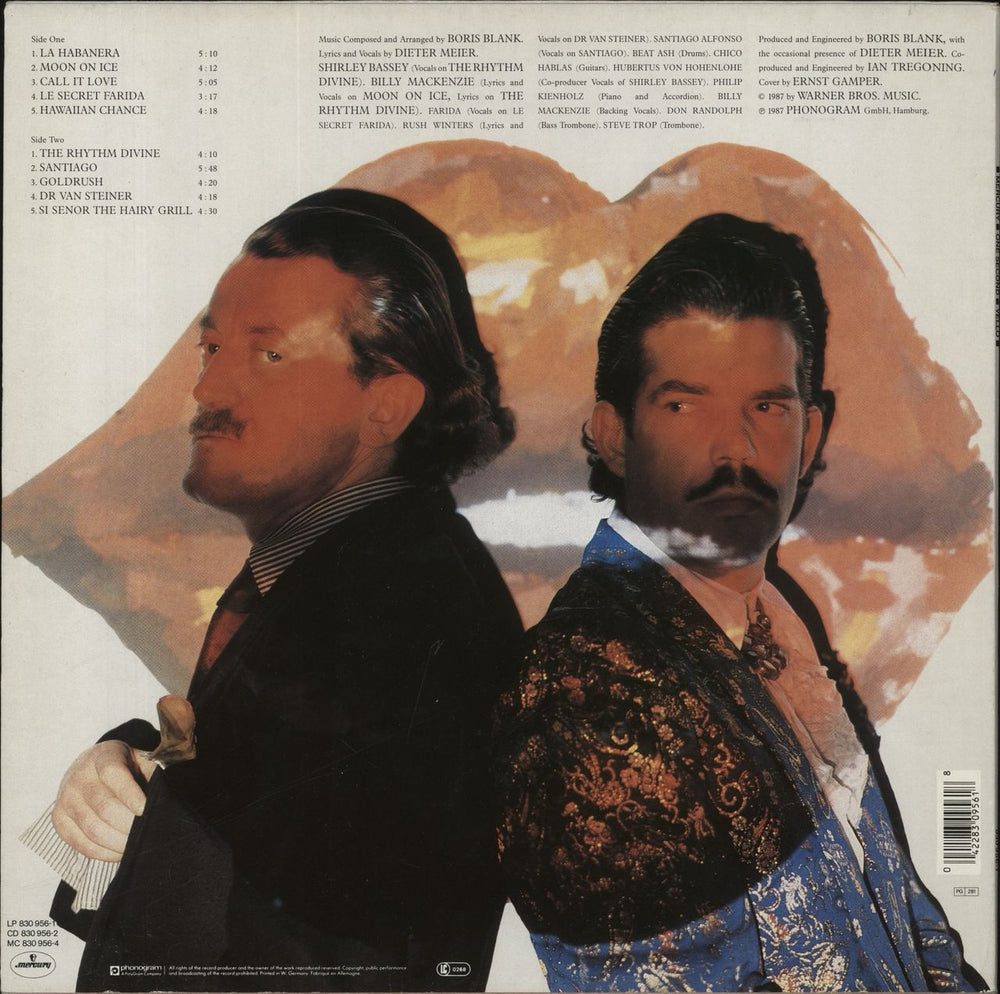 Yello One Second German vinyl LP album (LP record)