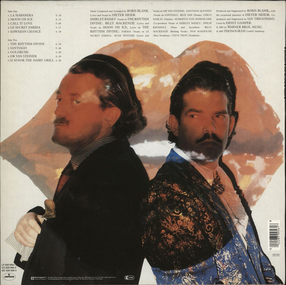 Yello One Second UK vinyl LP album (LP record) 042283095618