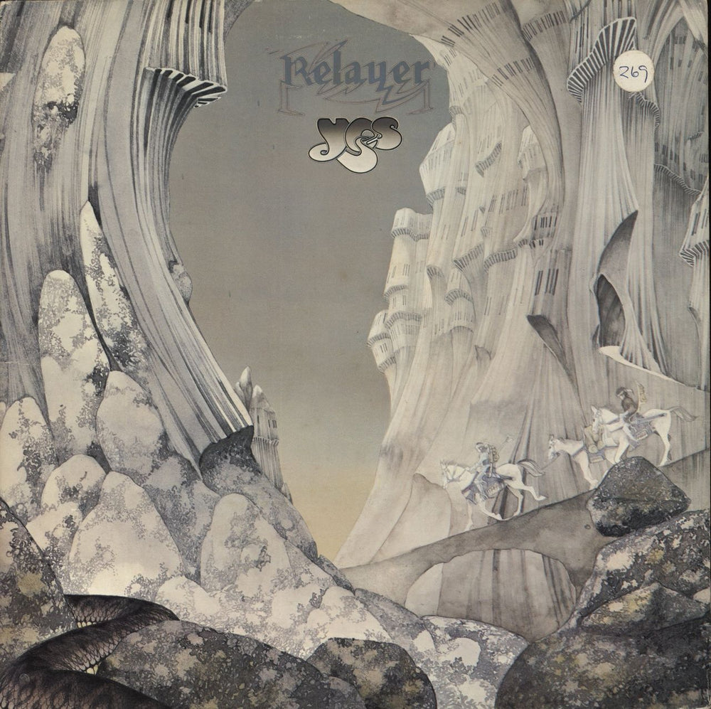 Yes Relayer - 1st - Porky/Pecko UK vinyl LP album (LP record) K50096