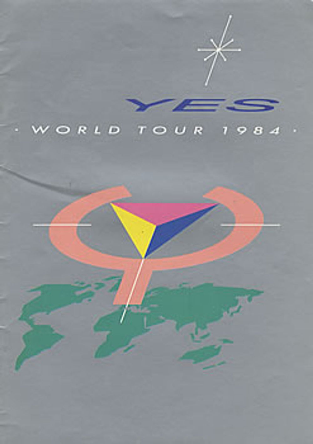 Yes World Tour 1984 + Insert UK tour programme TOUR PROGRAMME