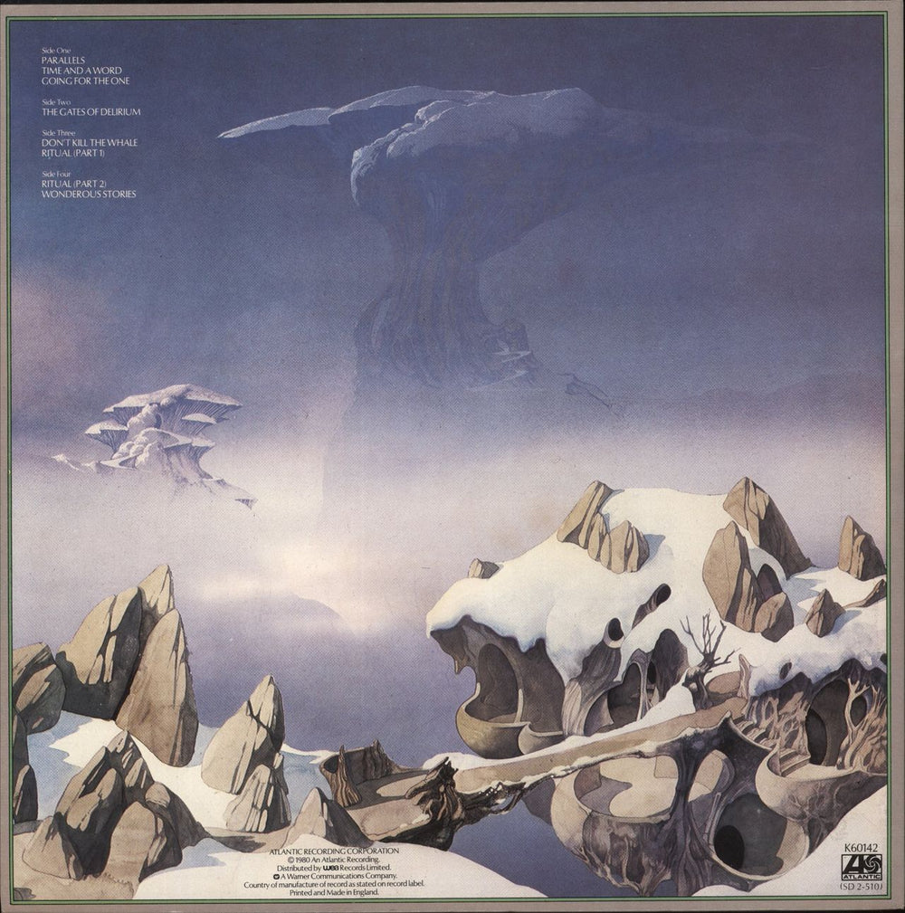 Yes Yesshows UK 2-LP vinyl record set (Double LP Album)