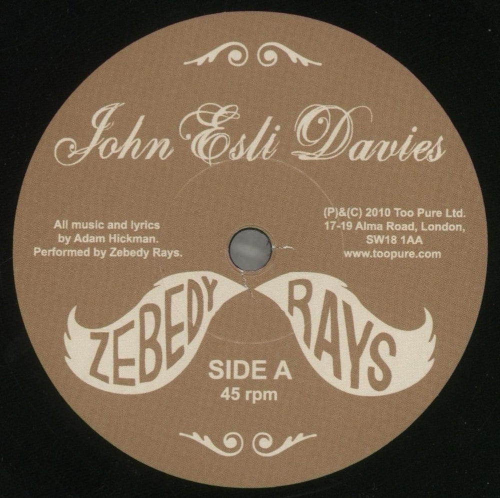 Zebedy Rays John Esli Davies UK 7" vinyl single (7 inch record / 45) 7GO07JO857216