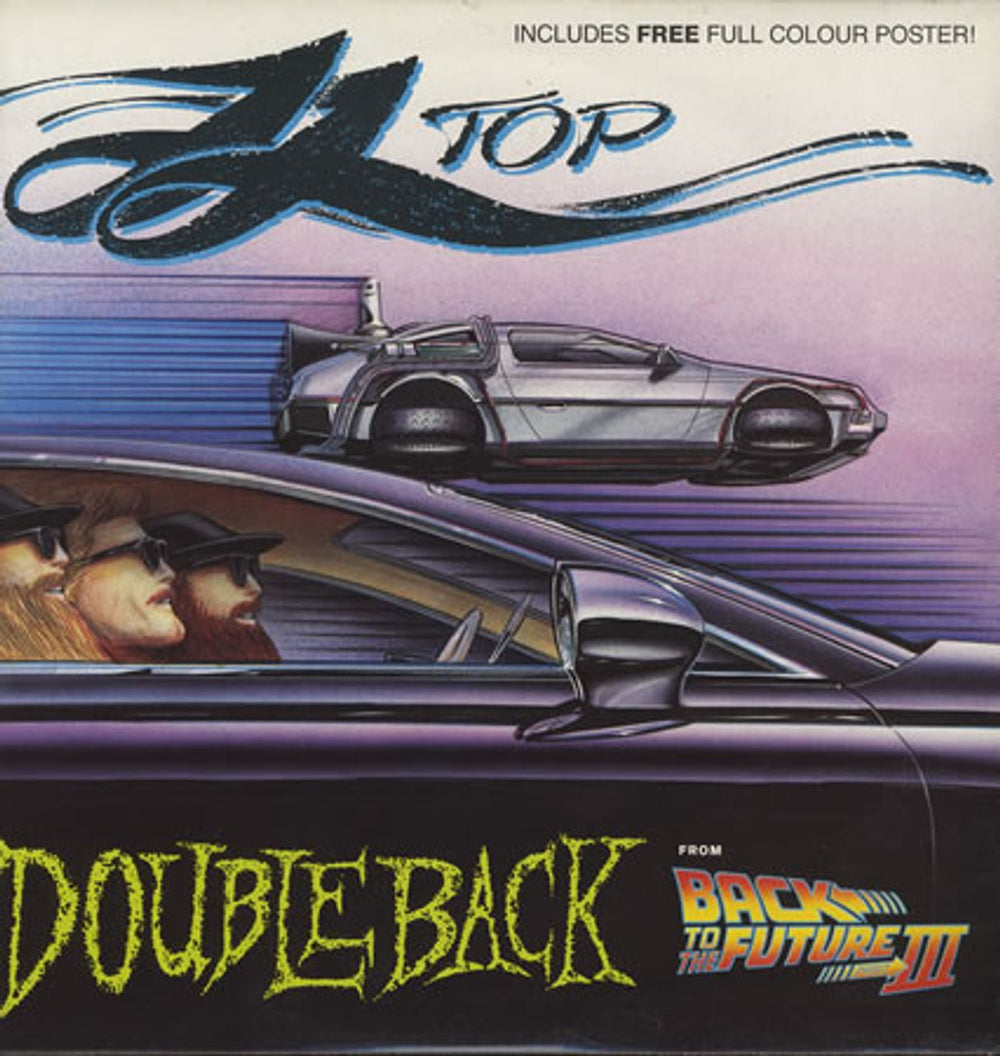 ZZ Top Doubleback + Poster UK 12" vinyl single (12 inch record / Maxi-single) W9812TW