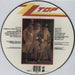 ZZ Top Eliminator - EX UK picture disc LP (vinyl picture disc album) 075992377416