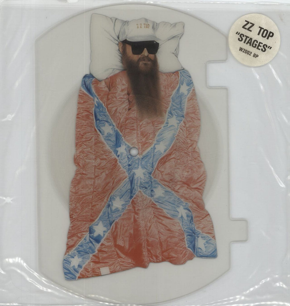ZZ Top Sleeping Bag - Complete Set Of Interlocking Shapes UK shaped picture disc (picture disc vinyl record)