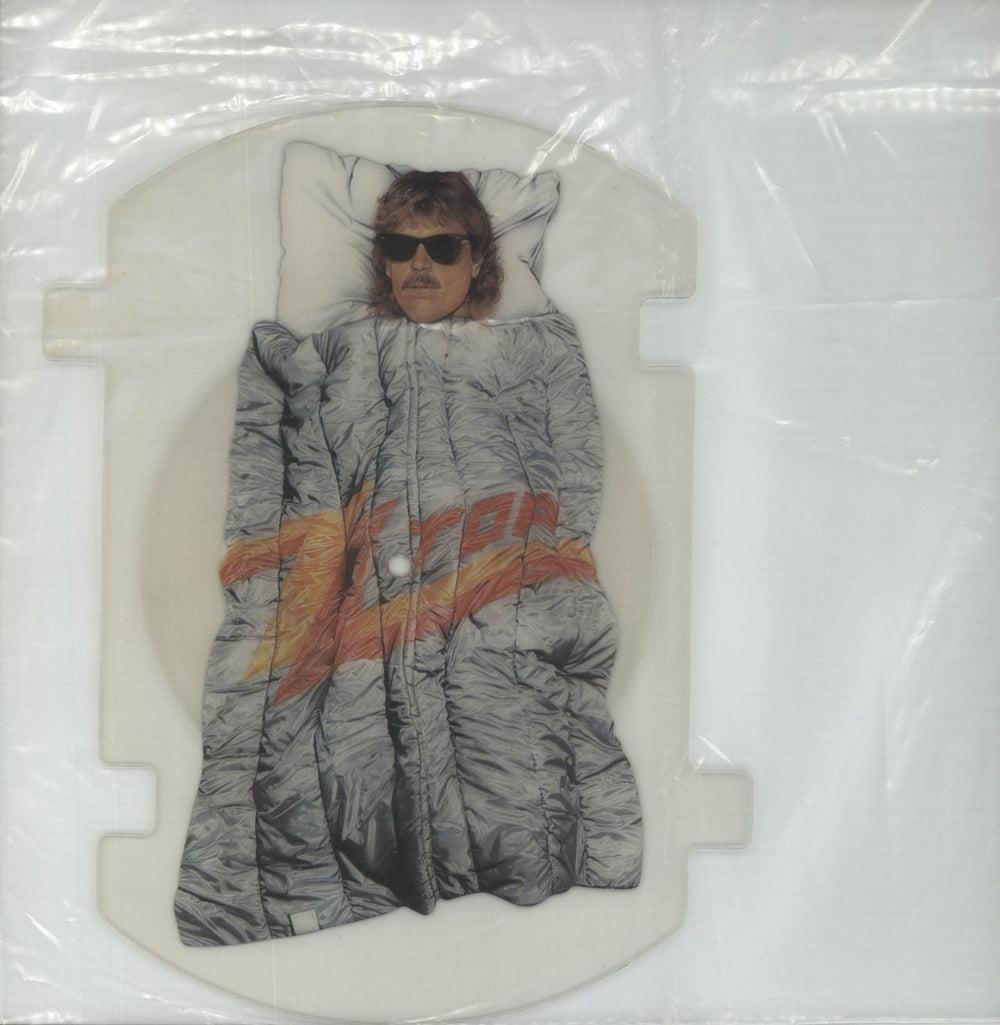 ZZ Top Sleeping Bag - Complete Set Of Interlocking Shapes UK shaped picture disc (picture disc vinyl record) 1985