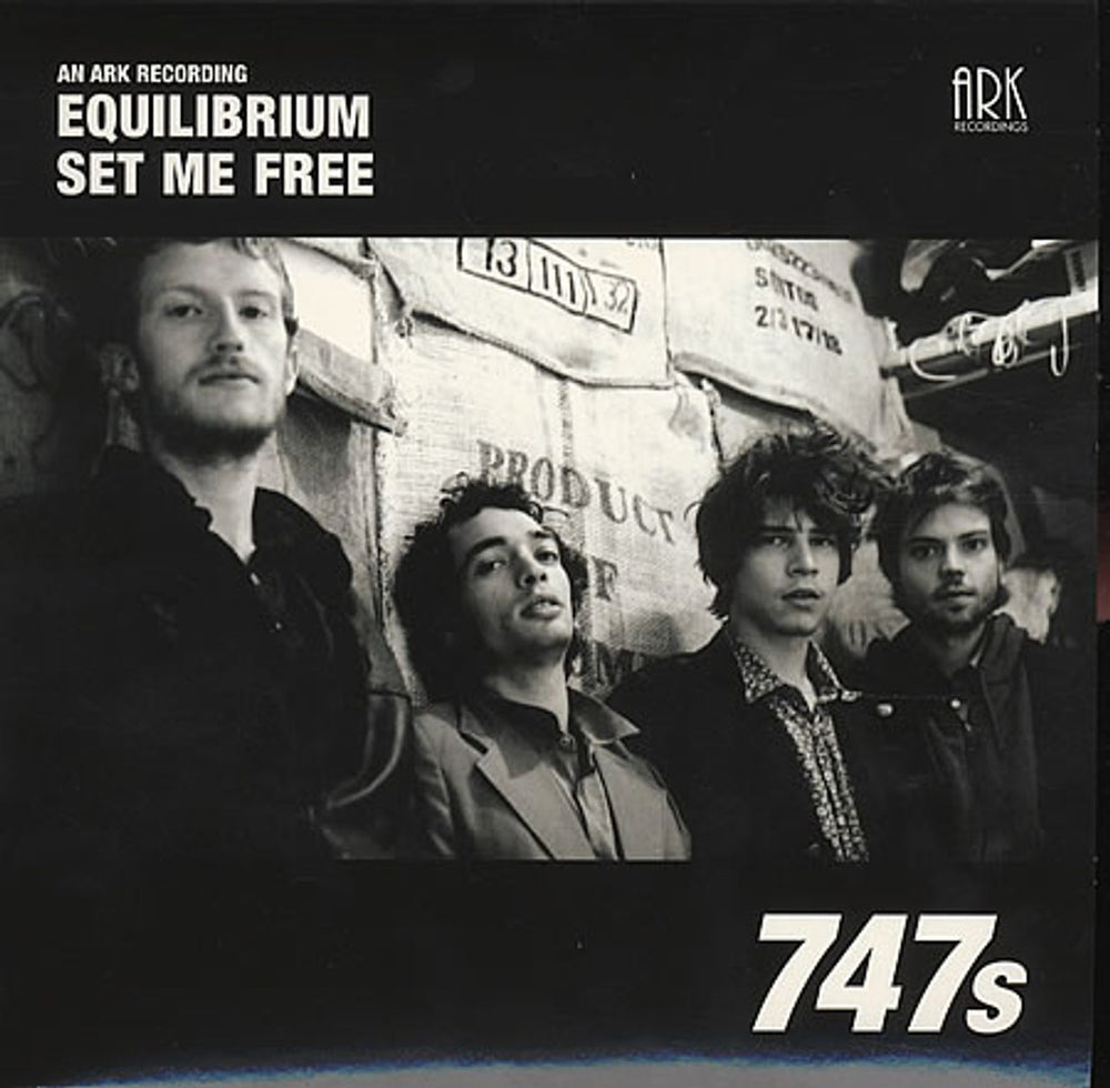 747s Equilibrium UK 7" vinyl single (7 inch record / 45) ARK001