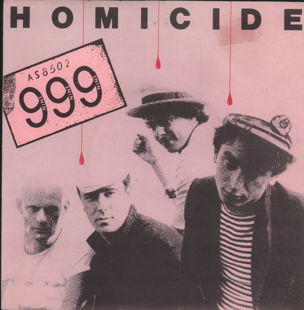 999 Homicide UK 7" vinyl single (7 inch record / 45) UP36467