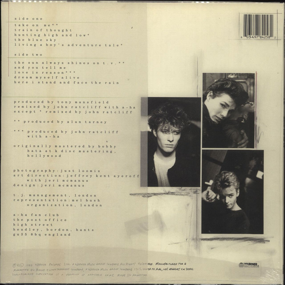 A-Ha Hunting High And Low - Green Vinyl - Sealed US vinyl LP album (LP record) 603497842582