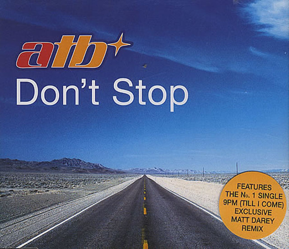 A.T.B. Don't Stop UK CD single (CD5 / 5") MOSCDS134