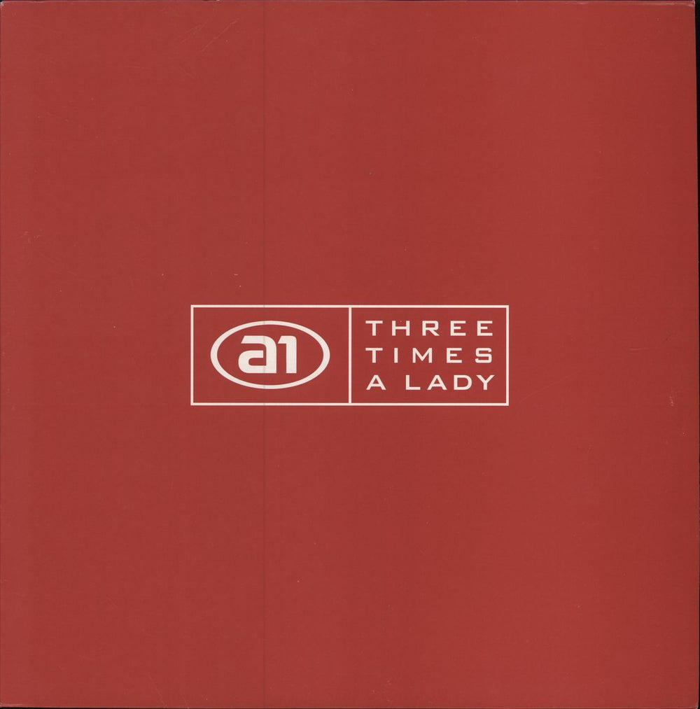 A1 Three Times A Lady UK Promo 12" vinyl single (12 inch record / Maxi-single) XPR2714