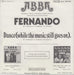 Abba Fernando - Baboo issue French 7" vinyl single (7 inch record / 45)