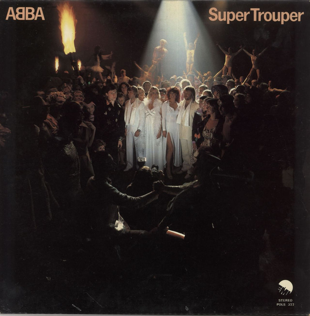 Abba Super Trouper - EMI Greek vinyl LP album (LP record) POLS322