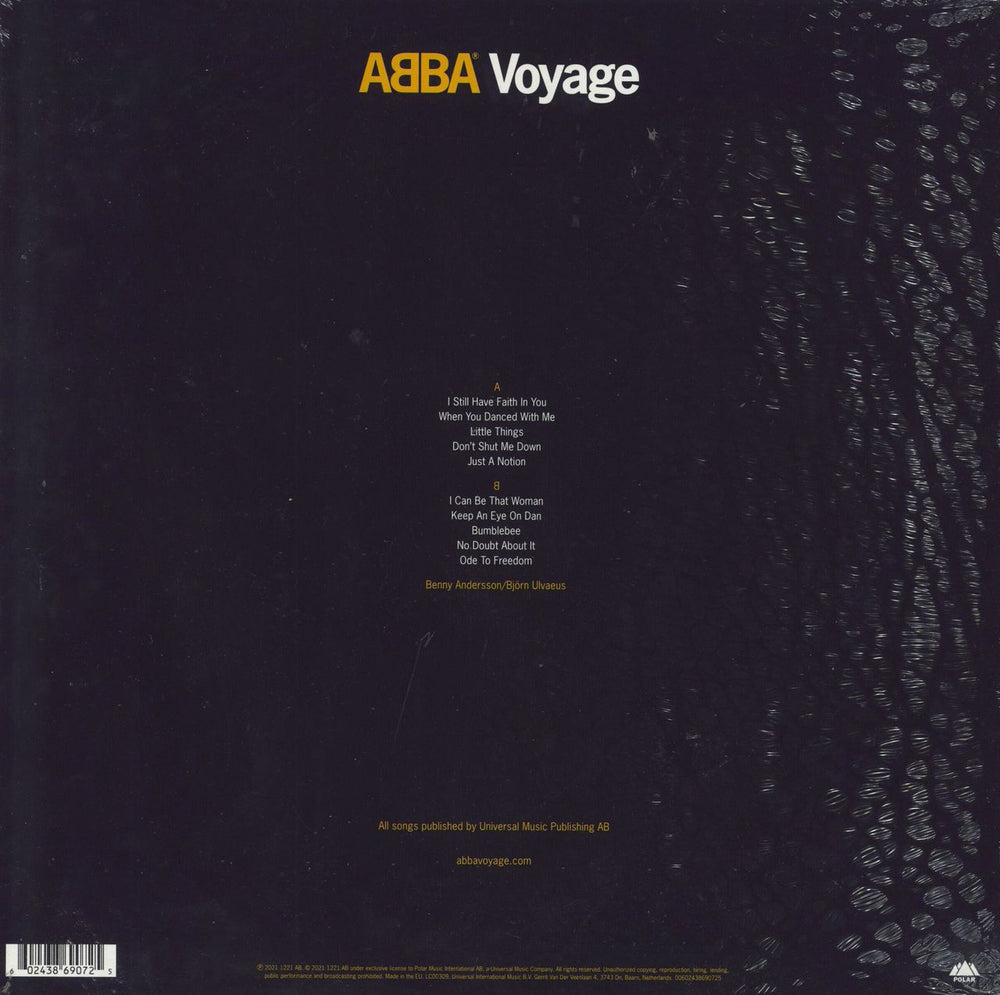 Abba Voyage - Album Artwork Disc - Sealed -EX UK picture disc LP (vinyl picture disc album) 602438690725