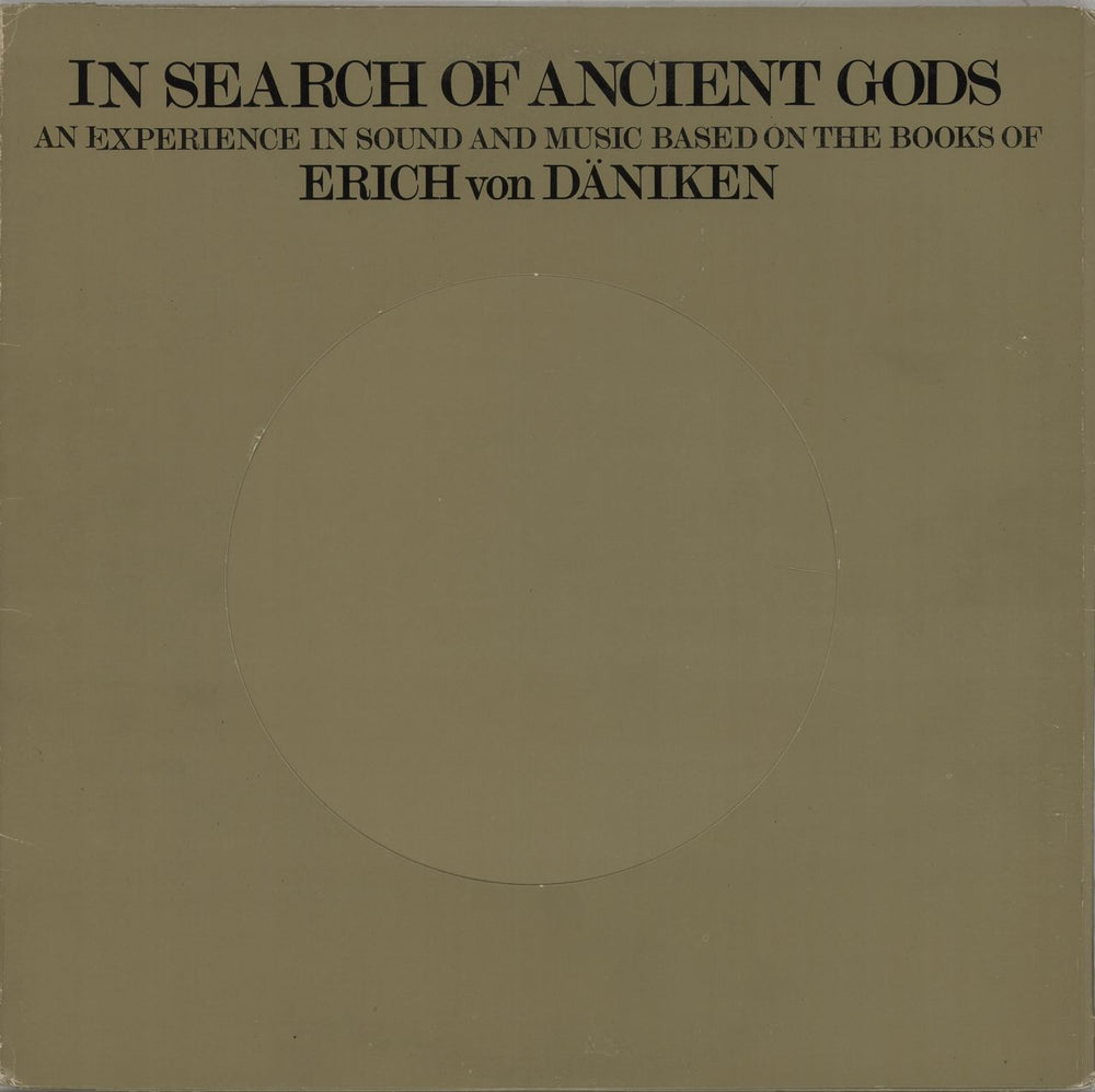 Absolute Elsewhere In Search Of Ancient Gods UK vinyl LP album (LP record) K56192