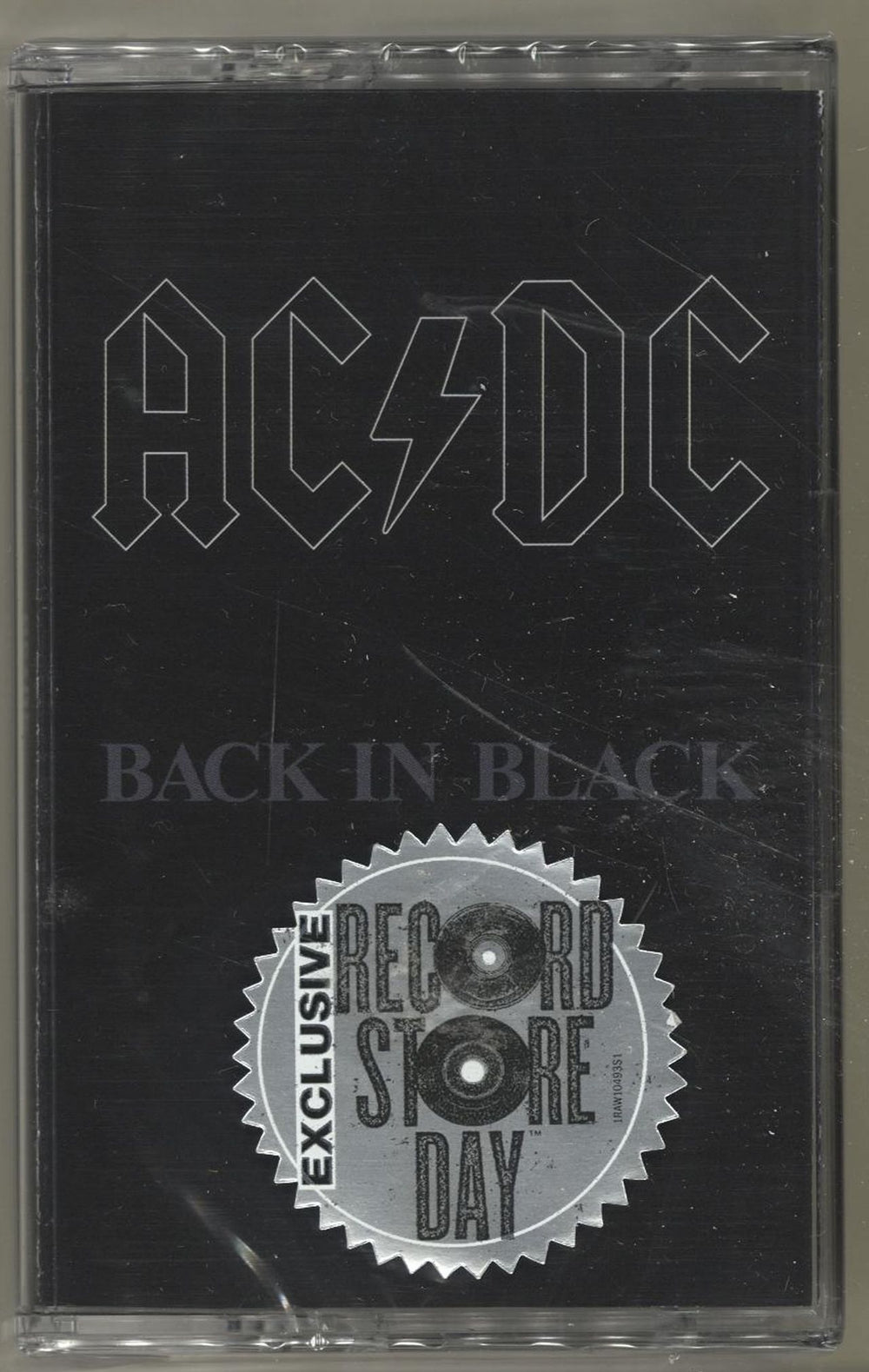 AC/DC Back In Black - RSD18 - Sealed UK cassette album 190758055640