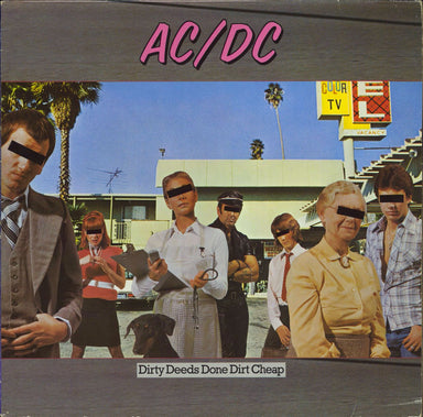 AC/DC Dirty Deeds Done Dirt Cheap + Insert German vinyl LP album (LP record) ATL50323