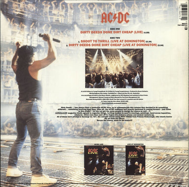 AC/DC Dirty Deeds Done Dirt Cheap UK 12" vinyl single (12 inch record / Maxi-single) 075679607300