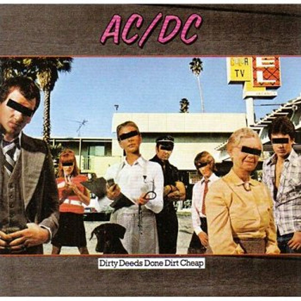 AC/DC Dirty Deeds Done Dirt Cheap UK vinyl LP album (LP record) 5107601