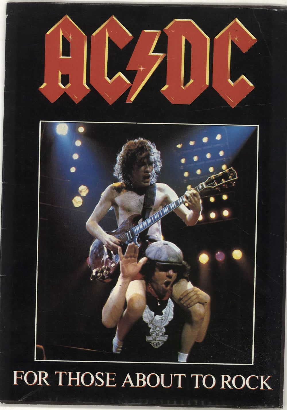 AC/DC For Those About To Rock - EX UK tour programme TOUR PROGRAMME