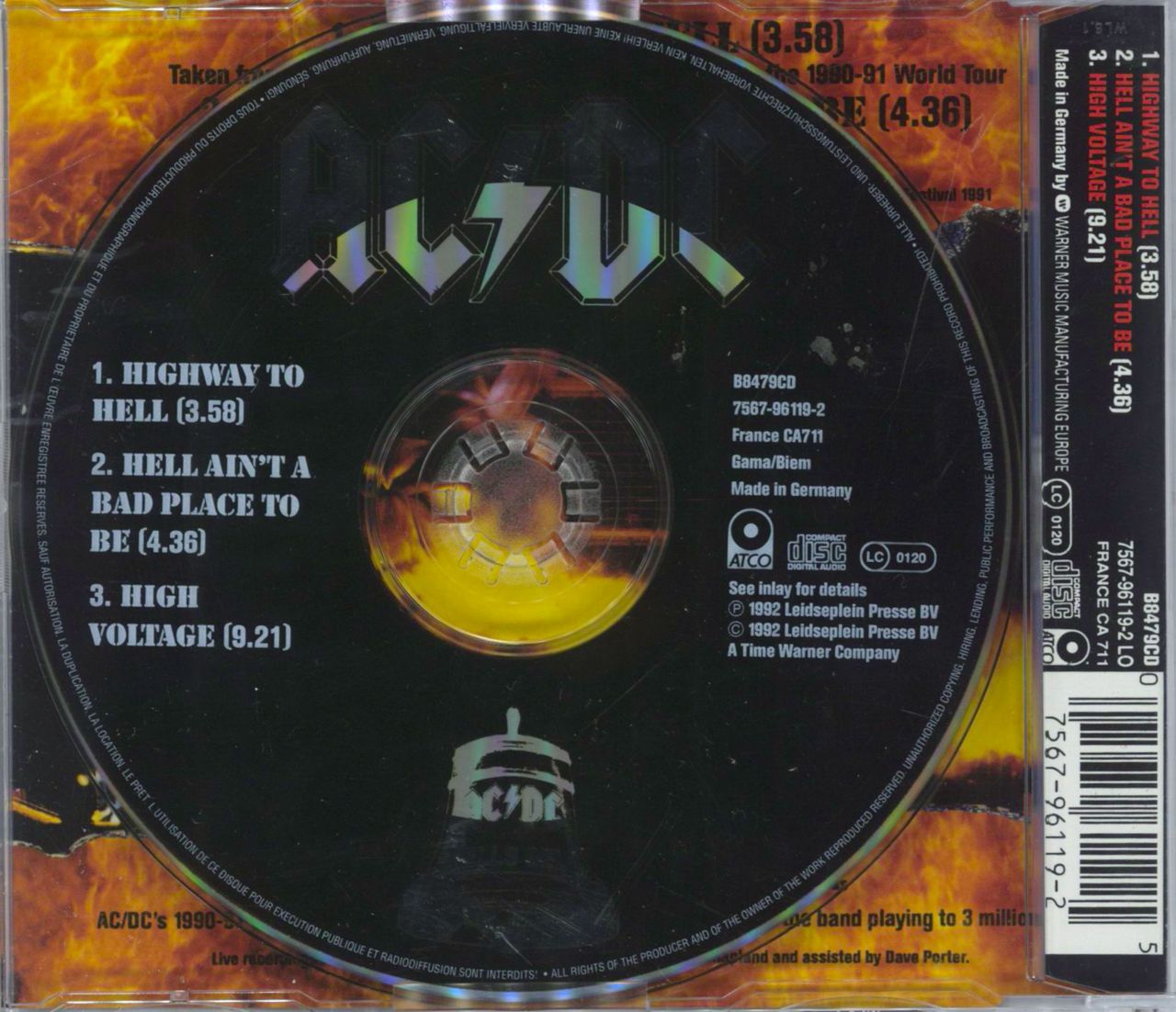 AC/DC Highway To Hell - 2.C.D. Set UK 2-CD single set (Double CD single) 1992