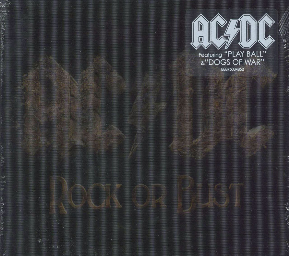 AC/DC Rock Or Bust  - Lenticular - Sealed UK CD album (CDLP) 88875034852