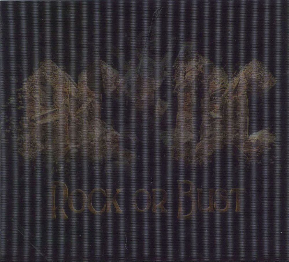 AC/DC Rock Or Bust - Lenticular Sleeve UK CD album (CDLP) 88875034852