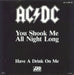 AC/DC You Shook Me All Night Long - Sleeve Error German 7" vinyl single (7 inch record / 45) ATL11600