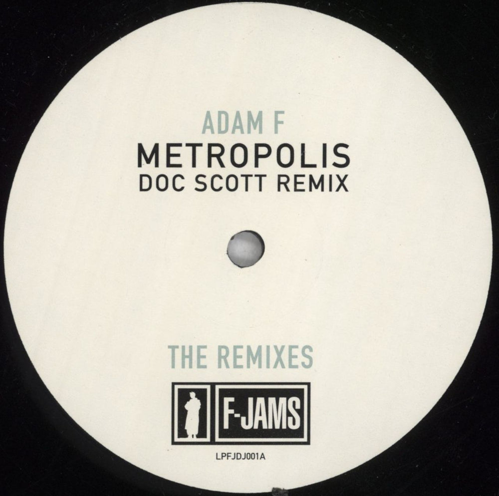 Adam F Metropolis / Dirty Harry (Remixes) UK Promo 12" vinyl single (12 inch record / Maxi-single) A.F12ME825258