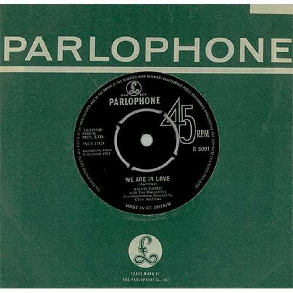 Adam Faith We Are In Love UK 7" vinyl single (7 inch record / 45) R5091