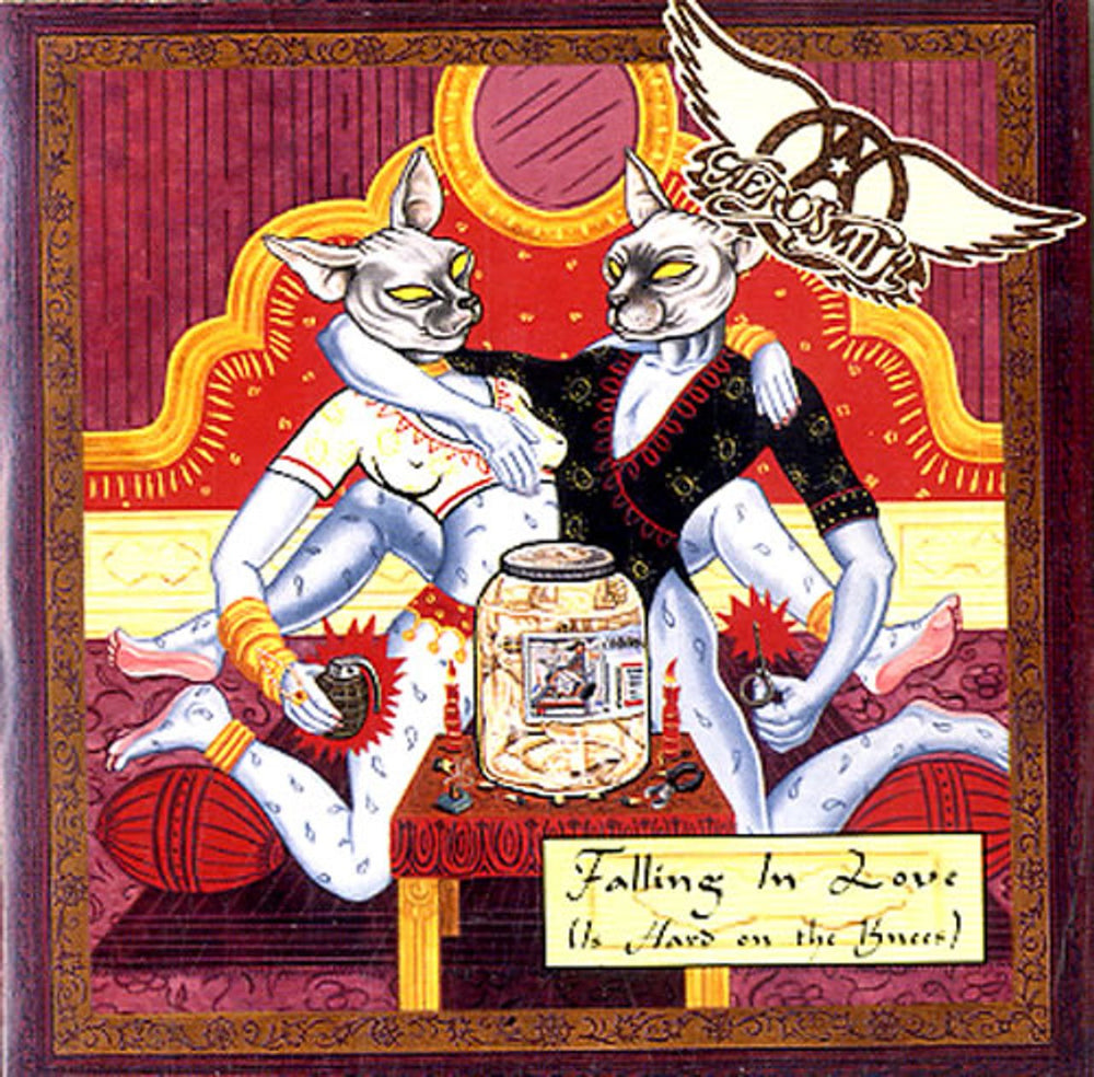 Aerosmith Falling In Love UK Promo CD single (CD5 / 5") SAMPCS4027