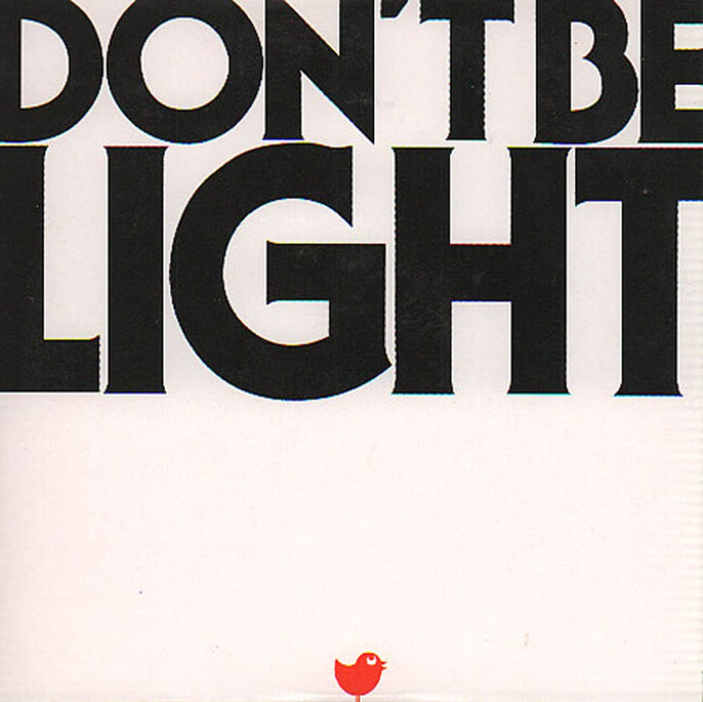 Air (French) Don't Be Light UK Promo CD single (CD5 / 5") VISA6755