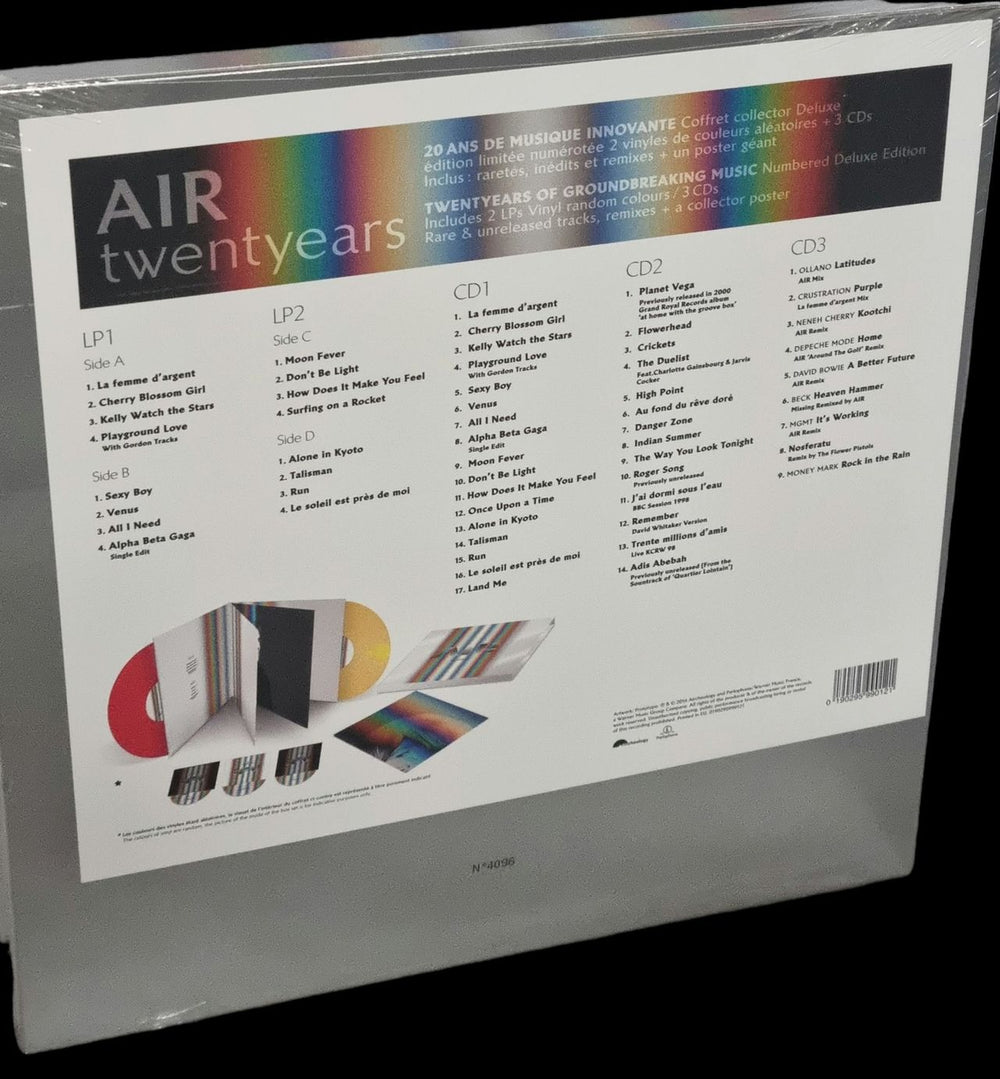 Air (French) Twentyears - Sealed UK Vinyl Box Set AIRBXTW799258