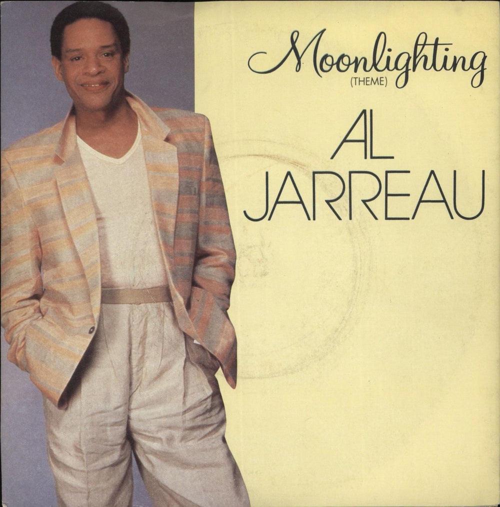 Al Jarreau Moonlighting (Theme) UK 7" vinyl single (7 inch record / 45) U8407