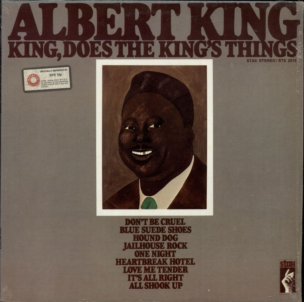 Albert King King, Does The King's Things - shrink US vinyl LP album (LP record) STS2015