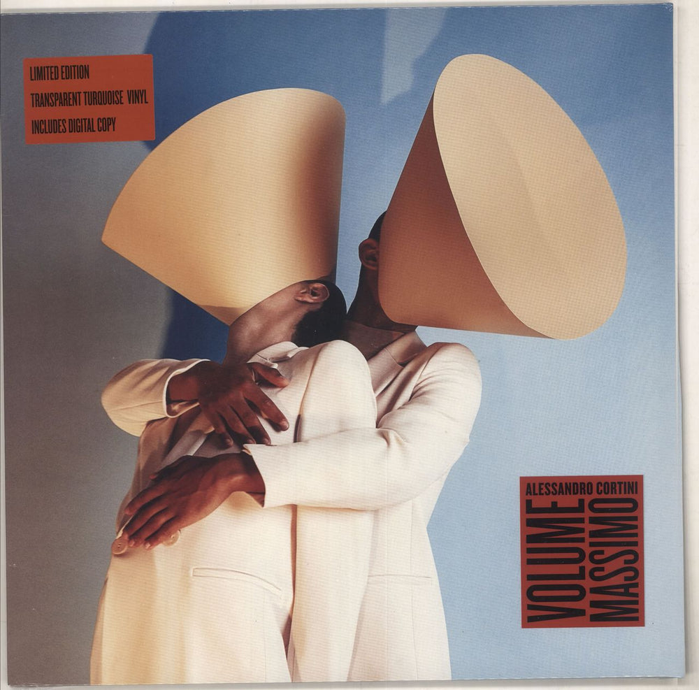 Alessandro Cortini Volume Massimo - Turquoise Vinyl - Sealed UK vinyl LP album (LP record) STUMM443