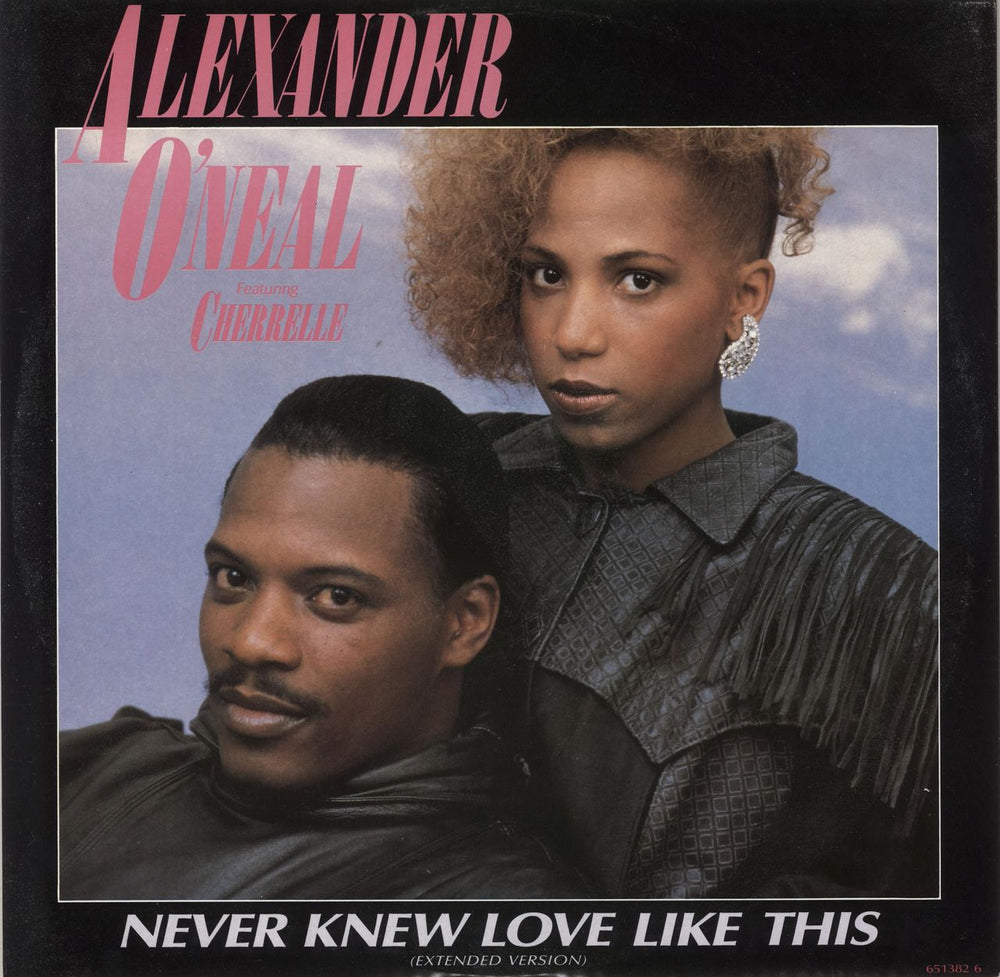 Alexander O'Neal Never Knew Love Like This UK 12" vinyl single (12 inch record / Maxi-single) 6513826