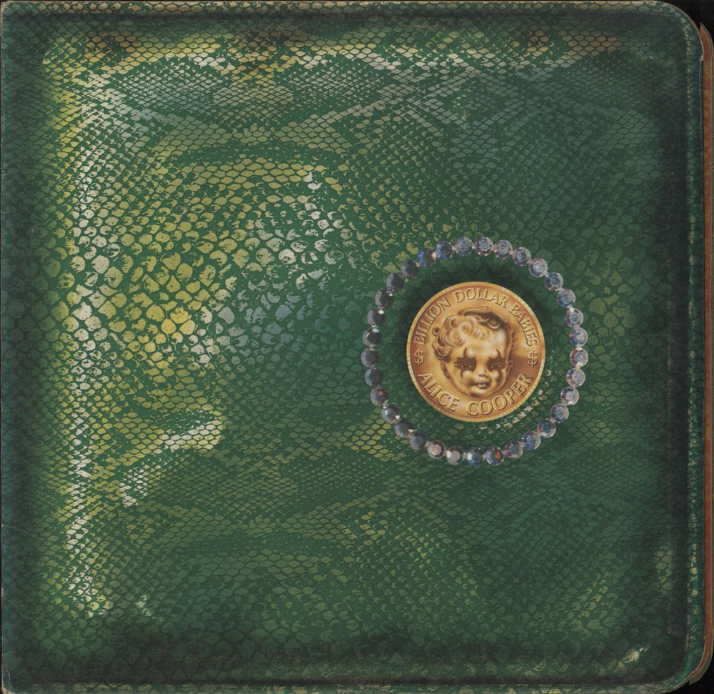 Alice Cooper Billion Dollar Babies - 1st + Dollar Bill - EX UK vinyl LP album (LP record) K56013