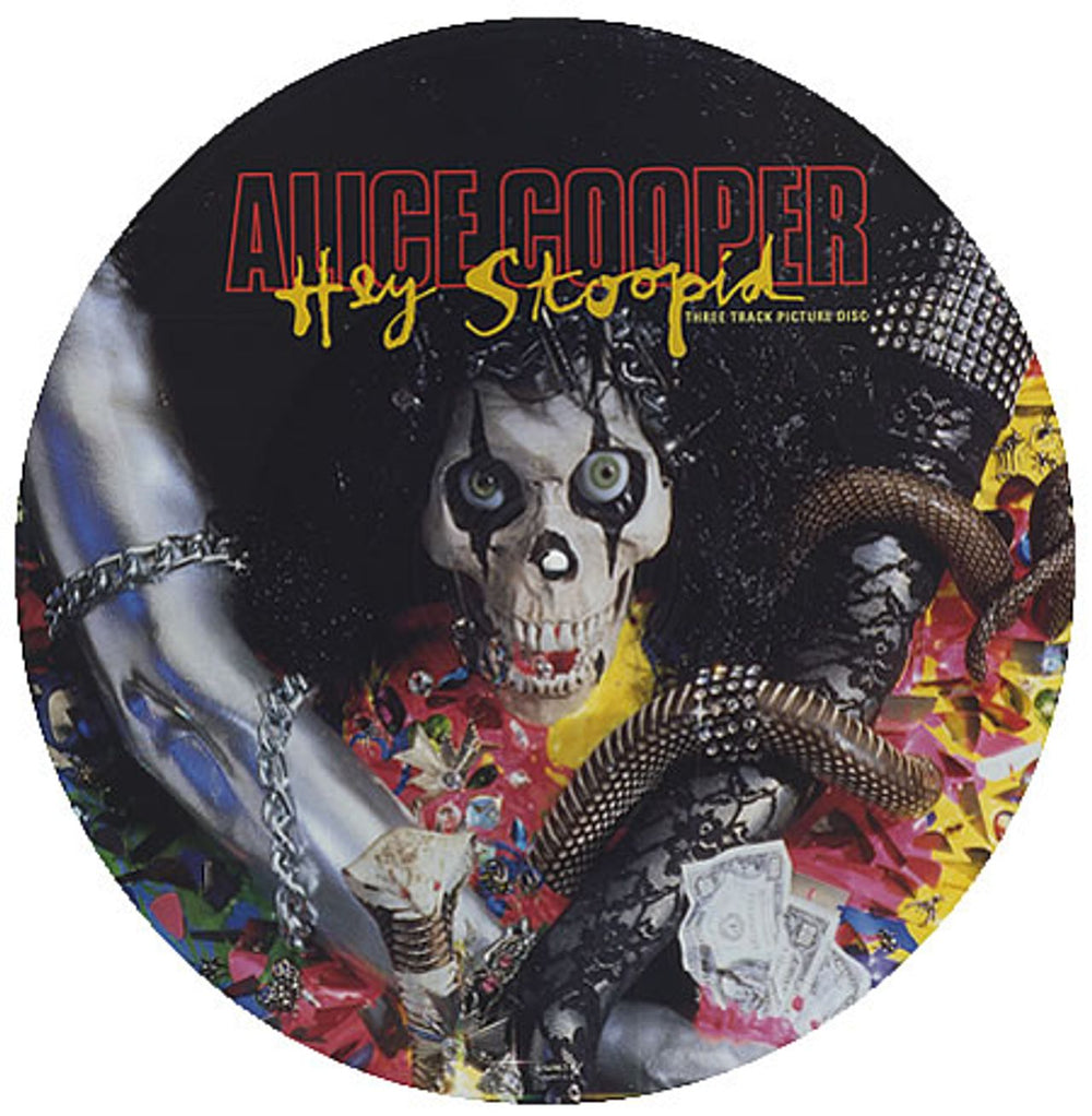 Alice Cooper Hey Stoopid UK 12" vinyl picture disc (12 inch picture record) 6569838