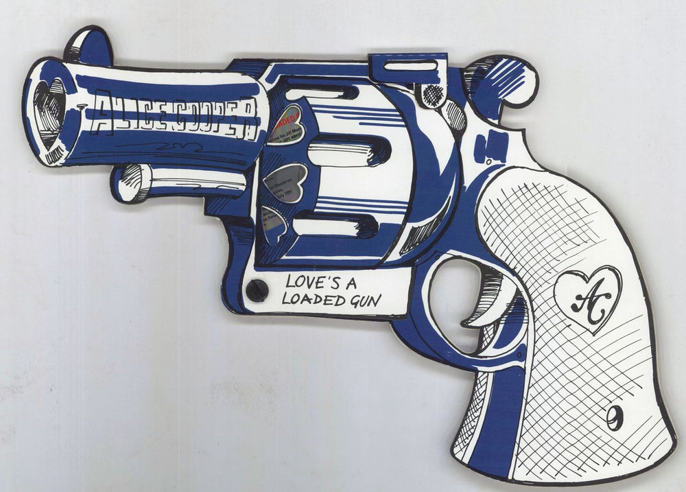 Alice Cooper Love's A Loaded Gun - Gun Pack UK CD single (CD5 / 5") 6574389