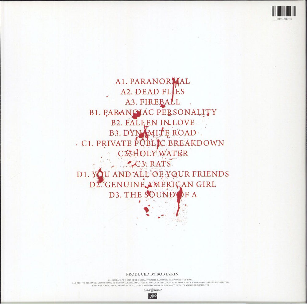 Alice Cooper Paranormal - 180gram Vinyl + CD German 2-LP vinyl record set (Double LP Album) 4029759121985