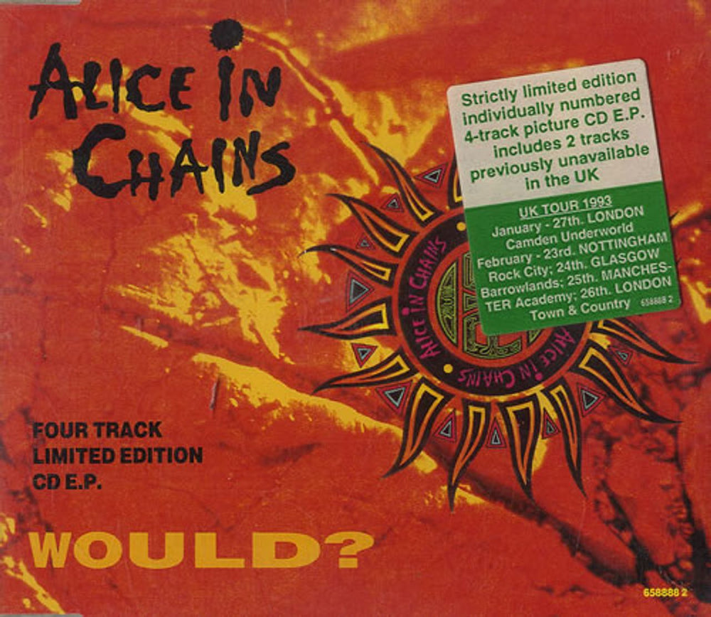 Alice In Chains Would? UK CD single (CD5 / 5") 6588882