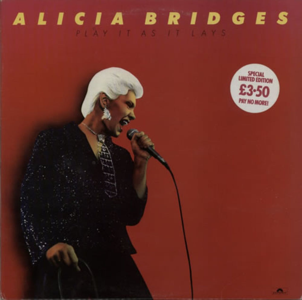 Alicia Bridges Play It As It Lays UK vinyl LP album (LP record) 2391415