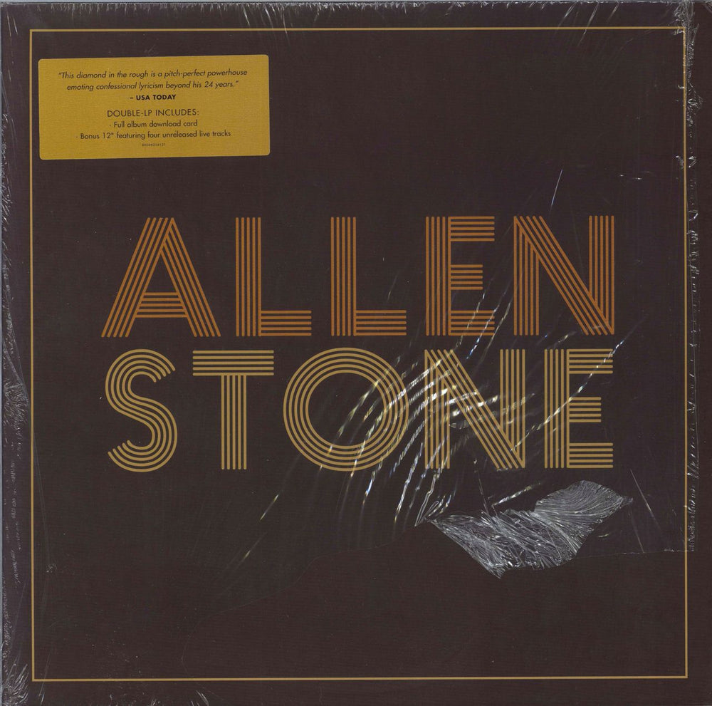 Allen Stone Allen Stone + Shrink US 2-LP vinyl record set (Double LP Album) ATO0161