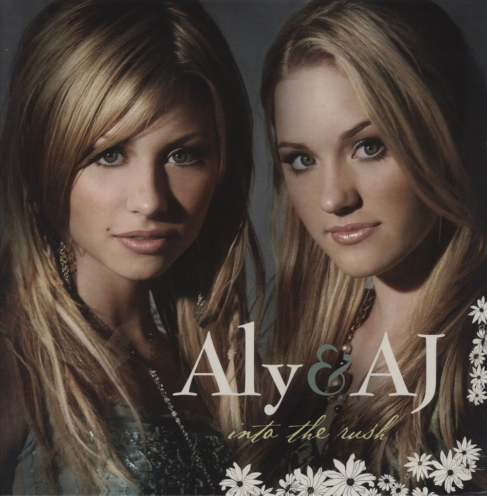 Aly & AJ Into The Rush - Coke Bottle Green With Yellow Splatter Vinyl US vinyl LP album (LP record) D003778201