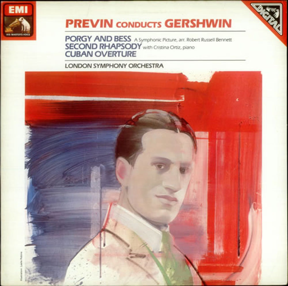 André Previn Previn Conducts Gershwin UK vinyl LP album (LP record) ASD3982